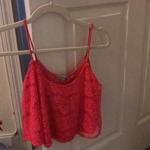 Charlotte Russe pink crop